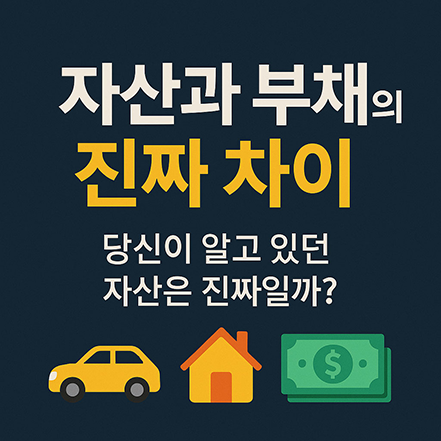 Read more about the article 자산과 부채의 진짜 차이 – 당신이 알고 있던 자산은 진짜일까?