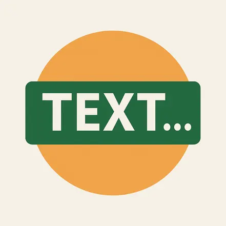 TEXT 함수 개념을 시각화한 디지털 일러스트 이미지