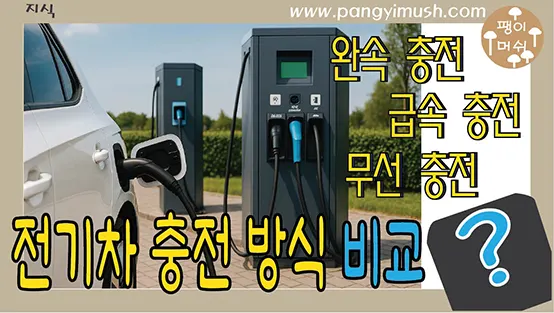 You are currently viewing 전기차 충전 방식 비교 –  완속·급속 충전, 충전 규격, 무선 충전의 미래