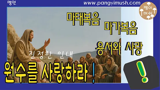 You are currently viewing 원수를 사랑하라 – 성경이 전하는 역설적인 사랑의 명령