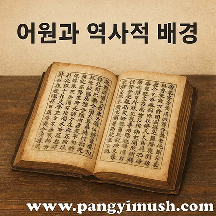 일촉즉발의 어원과 역사적 배경을 상징하는 고서 이미지