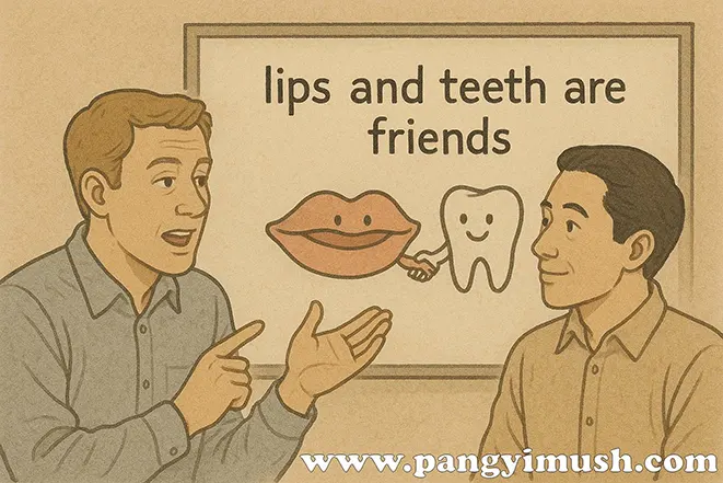 수어지교 영어 설명 일러스트