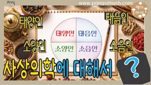 Read more about the article 사상의학 완전 정리 – 태양인·태음인·소양인·소음인 구별 기준부터 체질별 특징, 음식, 생활법까지