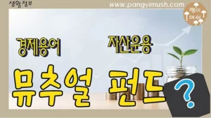 Read more about the article 뮤추얼 펀드(Mutual Fund)란 무엇일까? 펀드와의 차이, 이름의 의미까지 쉽게 이해하기