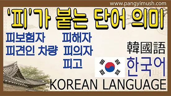 Read more about the article 피 뜻은 무엇일까? 피보험자·피견인 차량·피실험자로 쉽게 이해하기