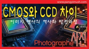 Read more about the article CMOS와 CCD 센서 차이 – 디지털카메라 이미지 센서의 역사와 발전 과정